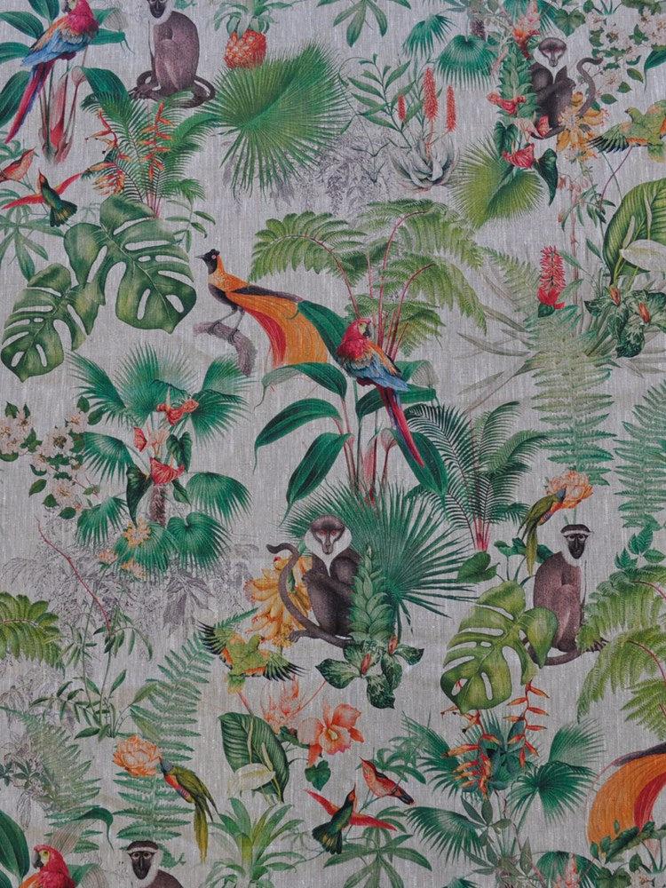 Multi - Amazon Palm By Raffles Textiles || In Stitches Soft Furnishings Multi - Amazon Palm By Raffles Textiles || In Stitches Soft Furnishings