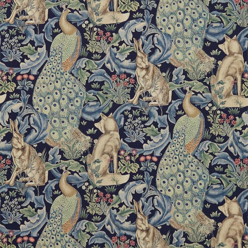 Indigo - Forest By Morris & Co || In Stitches Soft Furnishings Indigo - Forest By Morris & Co || In Stitches Soft Furnishings