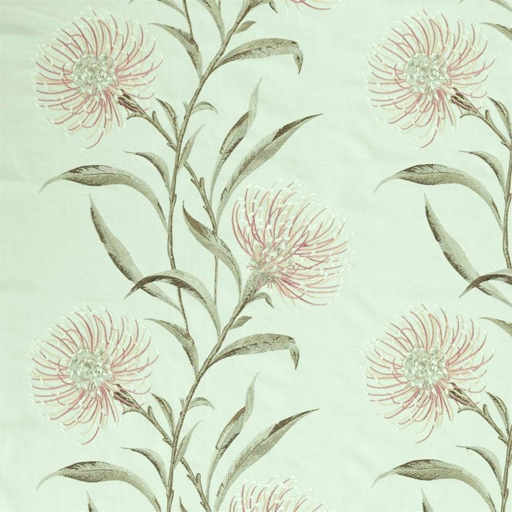 Silver Mint - Catherinae Embroidery By Sanderson || In Stitches Soft Furnishings Silver Mint - Catherinae Embroidery By Sanderson || In Stitches Soft Furnishings