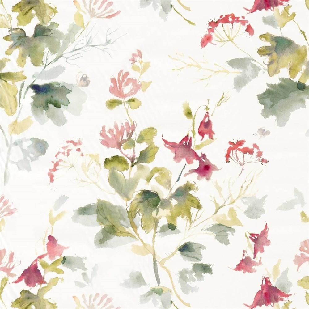 Fuchsia/Rose - Honey Flowers By Sanderson || In Stitches Soft Furnishings Fuchsia/Rose - Honey Flowers By Sanderson || In Stitches Soft Furnishings