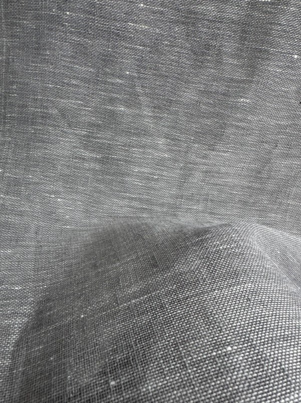 Charcoal - Belgium Linen By Slender Morris Furnishings || In Stitches Soft Furnishings