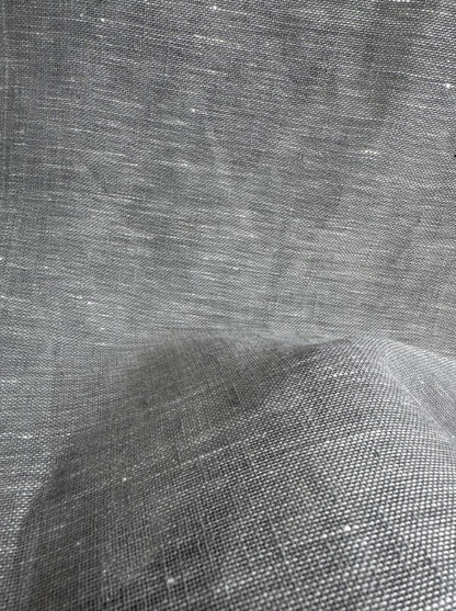 Charcoal - Belgium Linen By Slender Morris Furnishings || In Stitches Soft Furnishings