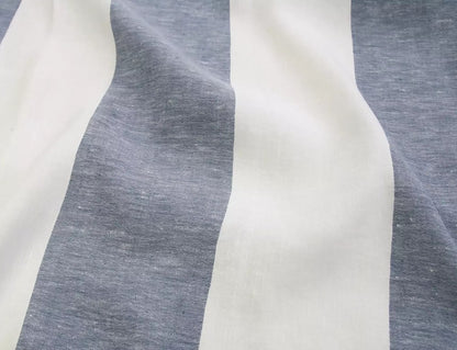 Denim - Coast Stripe By Unique Fabrics || In Stitches Soft Furnishings
