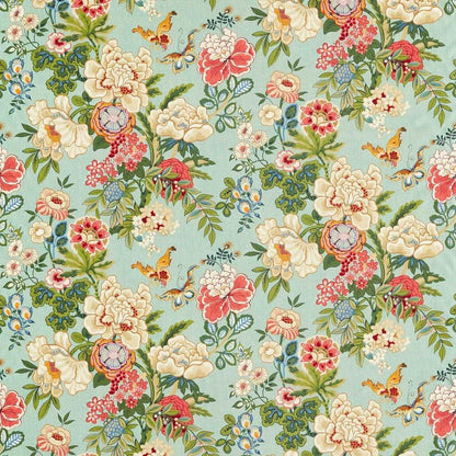 Jade/Apricot - Emperor Peony By Sanderson || In Stitches Soft Furnishings