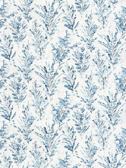 Sapphire/04 - Leaf Press By Fabricut || In Stitches Soft Furnishings