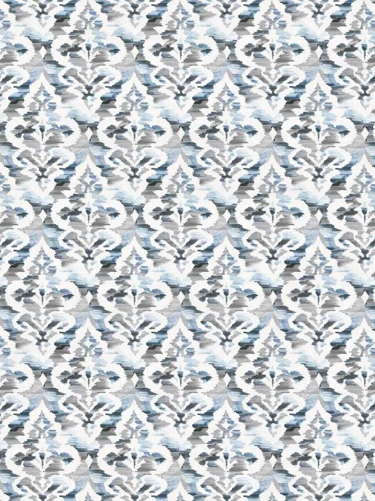 Navy Haze/01 - Mirrored Monet By Fabricut || In Stitches Soft Furnishings