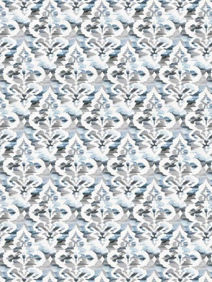 Navy Haze/01 - Mirrored Monet By Fabricut || In Stitches Soft Furnishings
