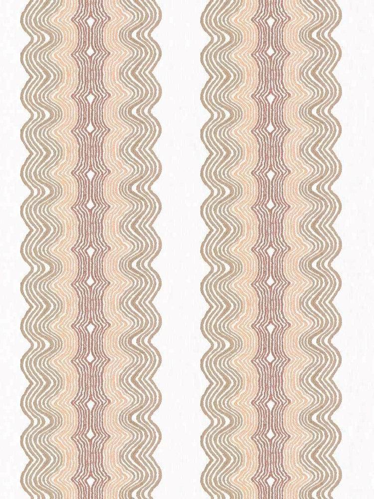 Coral/03 - Mitchell Wave By Fabricut || In Stitches Soft Furnishings