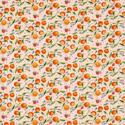 01 - Orange Blossom By Clarke & Clarke x Studio G || In Stitches Soft Furnishings
