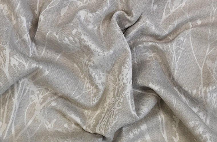Silver - Pampas By Maurice Kain || In Stitches Soft Furnishings