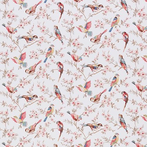 Pastel - British Birds By Sekers || In Stitches Soft Furnishings
