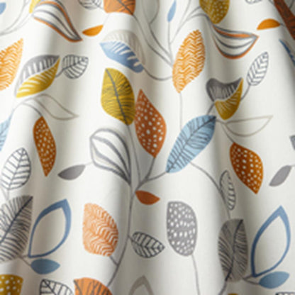 Tangerine - Forest Leaves By ILIV || In Stitches Soft Furnishings