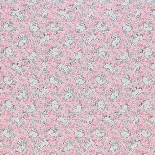 Blush - Jumping Bunnies By Sekers || In Stitches Soft Furnishings