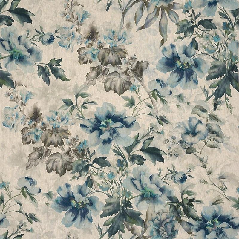 Indigo - Leila By James Dunlop Textiles || In Stitches Soft Furnishings