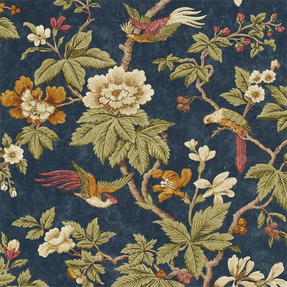 Navy - Lophura By Sanderson || In Stitches Soft Furnishings