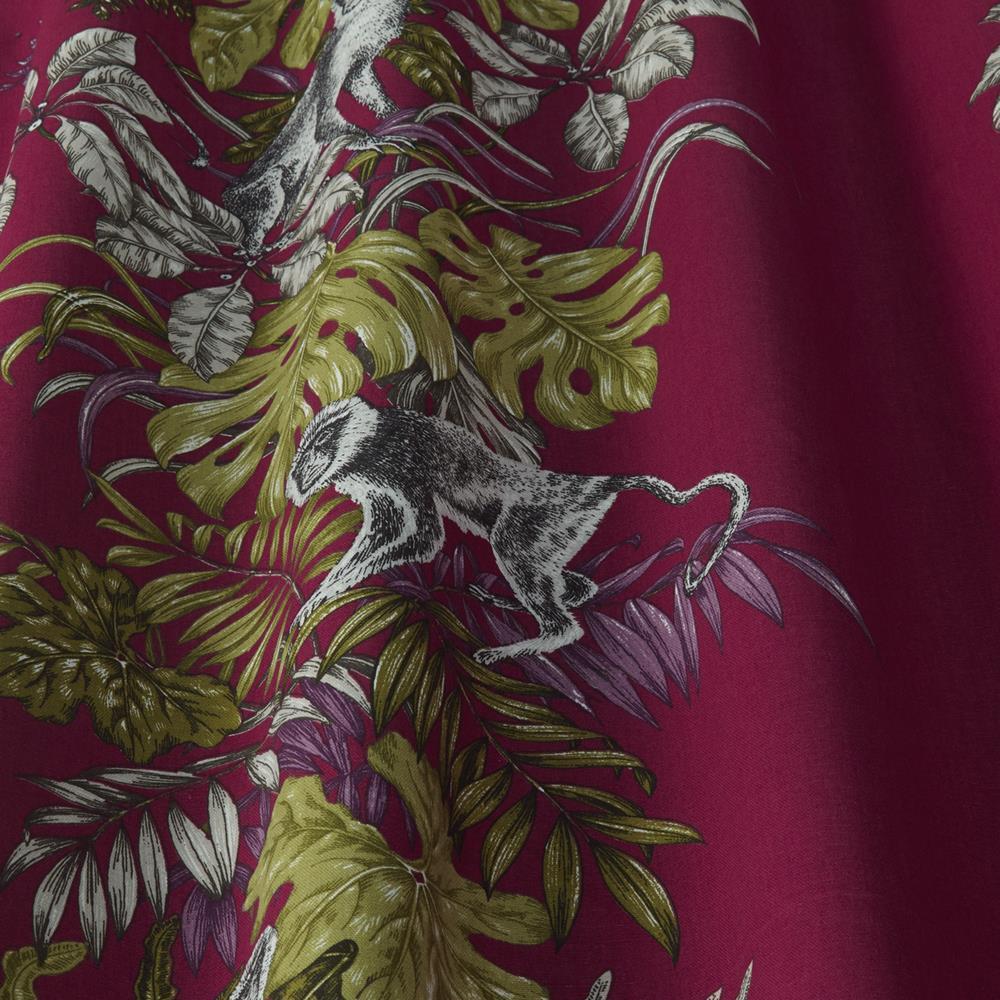 Cranberry - Monkeying Around By ILIV || In Stitches Soft Furnishings