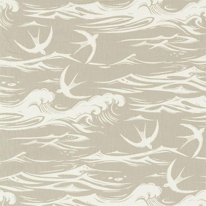 Linen - Swallows At Sea By Sanderson || In Stitches Soft Furnishings