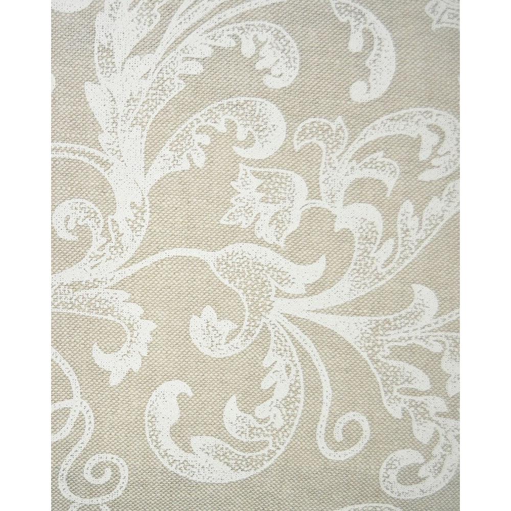 White/Oatmeal - Tivoli By Raffles Textiles || In Stitches Soft Furnishings