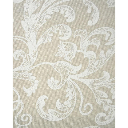 White/Oatmeal - Tivoli By Raffles Textiles || In Stitches Soft Furnishings