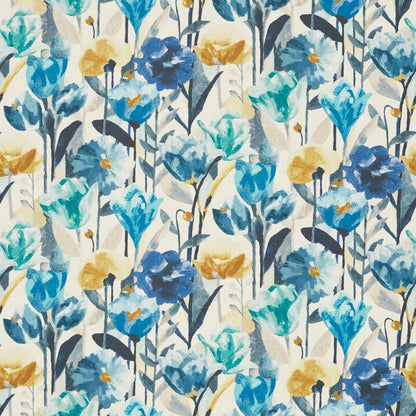 Mustard/Marine/Steel - Verdaccio By Harlequin || In Stitches Soft Furnishings