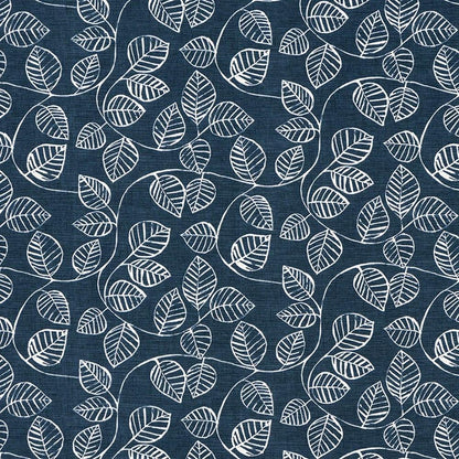 Indigo - Vine By James Dunlop Textiles || In Stitches Soft Furnishings