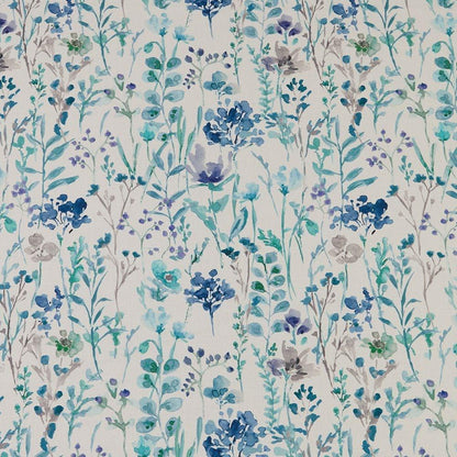 Cobalt - Wild Flowers By ILIV || In Stitches Soft Furnishings